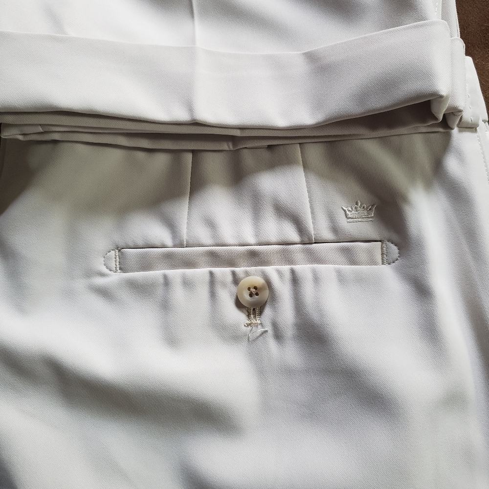 Flat front with cuffs summer cropped pant